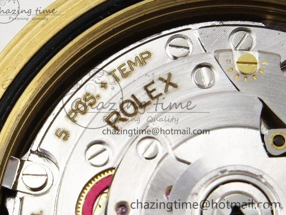 0518 Day Date 40 YG JDF Gain Weight 904L Steel White Roman Dial on President Bracelet VR3255 V Functional 1369